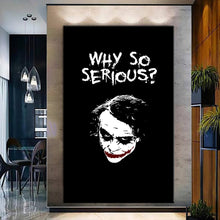 Load image into Gallery viewer, Stretched canvas wall art print – Canvas Wall Art Painting JOKER024 – Small – 20x30 in (50x75 cm) – Iloski Art LLC