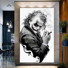 Load image into Gallery viewer, Stretched canvas wall art print – Canvas Wall Art Painting JOKER140 – Small – 20x30 in (50x75 cm) – Iloski Art LLC
