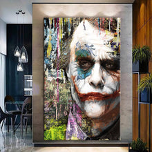 Load image into Gallery viewer, Stretched canvas wall art print – Canvas Wall Art Painting JOKER017 – Small – 20x30 in (50x75 cm) – Iloski Art LLC