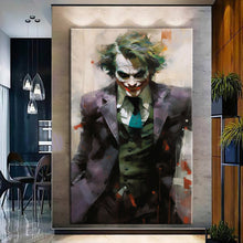 Load image into Gallery viewer, Stretched canvas wall art print – Canvas Wall Art Painting JOKER150 – Small – 20x30 in (50x75 cm) – Iloski Art LLC