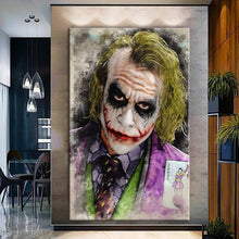 Load image into Gallery viewer, Stretched canvas wall art print – Canvas Wall Art Painting JOKER077 – Small – 20x30 in (50x75 cm) – Iloski Art LLC
