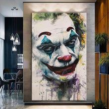 Load image into Gallery viewer, Stretched canvas wall art print – Canvas Wall Art Painting JOKER081 – Small – 20x30 in (50x75 cm) – Iloski Art LLC