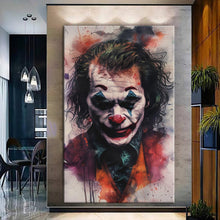 Load image into Gallery viewer, Stretched canvas wall art print – Canvas Wall Art Painting JOKER095 – Small – 20x30 in (50x75 cm) – Iloski Art LLC