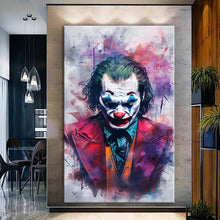 Load image into Gallery viewer, Stretched canvas wall art print – Canvas Wall Art Painting JOKER087 – Small – 20x30 in (50x75 cm) – Iloski Art LLC