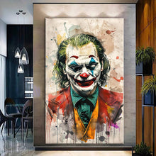 Load image into Gallery viewer, Stretched canvas wall art print – Canvas Wall Art Painting JOKER080 – Small – 20x30 in (50x75 cm) – Iloski Art LLC