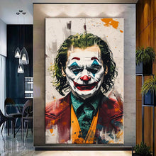 Load image into Gallery viewer, Stretched canvas wall art print – Canvas Wall Art Painting JOKER099 – Small – 20x30 in (50x75 cm) – Iloski Art LLC
