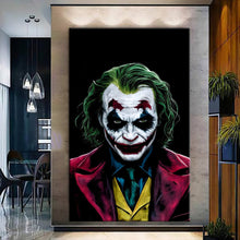 Load image into Gallery viewer, Stretched canvas wall art print – Canvas Wall Art Painting JOKER137 – Small – 20x30 in (50x75 cm) – Iloski Art LLC