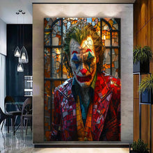 Load image into Gallery viewer, Stretched canvas wall art print – Canvas Wall Art Painting JOKER098 – Small – 20x30 in (50x75 cm) – Iloski Art LLC