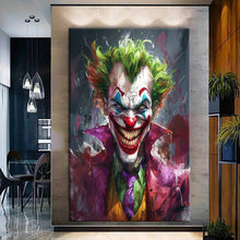 Load image into Gallery viewer, Stretched canvas wall art print – Canvas Wall Art Painting JOKER102 – Small – 20x30 in (50x75 cm) – Iloski Art LLC