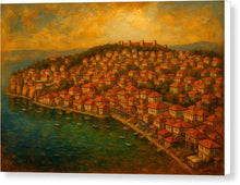 Load image into Gallery viewer, Sunset Over Ohrid Old Town 2 - Canvas Print