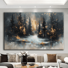 Load image into Gallery viewer, Stretched canvas wall art print – Canvas Wall Art Painting Mountains and Prairies MP014 – Small – 30x20 in (75x50 cm) – Iloski Art LLC