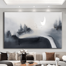 Load image into Gallery viewer, Stretched canvas wall art print – Canvas Wall Art Painting Mountains and Prairies MP016 – Small – 30x20 in (75x50 cm) – Iloski Art LLC