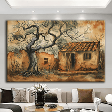 Load image into Gallery viewer, Stretched canvas wall art print – Canvas Wall Art Painting Mountains and Prairies MP003 – Small – 30x20 in (75x50 cm) – Iloski Art LLC