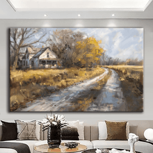 Load image into Gallery viewer, Stretched canvas wall art print – Canvas Wall Art Painting Mountains and Prairies MP005 – Small – 30x20 in (75x50 cm) – Iloski Art LLC