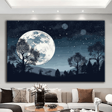 Load image into Gallery viewer, Stretched canvas wall art print – Canvas Wall Art Painting Mountains and Prairies MP056 – Small – 30x20 in (75x50 cm) – Iloski Art LLC