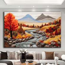 Load image into Gallery viewer, Stretched canvas wall art print – Canvas Wall Art Painting Mountains and Prairies MP061 – Small – 30x20 in (75x50 cm) – Iloski Art LLC