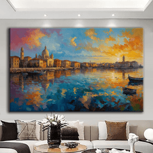 Load image into Gallery viewer, Stretched canvas wall art print – Canvas Wall Art Painting Mountains and Prairies MP074 – Small – 30x20 in (75x50 cm) – Iloski Art LLC