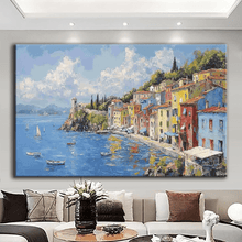 Load image into Gallery viewer, Stretched canvas wall art print – Canvas Wall Art Painting Mountains and Prairies MP086 – Small – 30x20 in (75x50 cm) – Iloski Art LLC