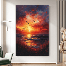 Load image into Gallery viewer, Stretched canvas wall art print – Canvas Wall Art Painting Mountains and Prairies MP037 – Small – 20x30 in (50x75 cm) – Iloski Art LLC
