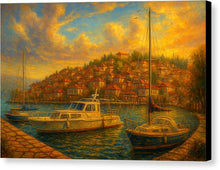 Load image into Gallery viewer, Sunset Over Ohrid Old Town 3 - Canvas Print