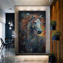 Load image into Gallery viewer, Stretched canvas wall art print – Canvas Wall Art Painting Horses HR056 – Small – 20x30 in (50x75 cm) – Iloski Art LLC
