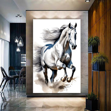 Load image into Gallery viewer, Stretched canvas wall art print – Canvas Wall Art Painting Horses HR084 – Small – 20x30 in (50x75 cm) – Iloski Art LLC