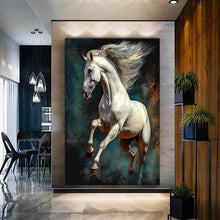 Load image into Gallery viewer, Stretched canvas wall art print – Canvas Wall Art Painting Horses HR106 – Small – 20x30 in (50x75 cm) – Iloski Art LLC