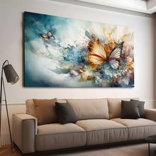 Load image into Gallery viewer, Stretched canvas wall art print – Canvas Wall Art Painting Butterfly BF078 – Small – 30x20 in (75x50 cm) – Iloski Art LLC