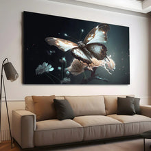 Load image into Gallery viewer, Stretched canvas wall art print – Canvas Wall Art Painting Butterfly BFA001 – Small – 30x20 in (75x50 cm) – Iloski Art LLC