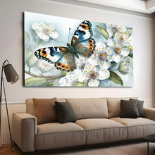 Load image into Gallery viewer, Stretched canvas wall art print – Canvas Wall Art Painting Butterfly BF092 – Small – 30x20 in (75x50 cm) – Iloski Art LLC
