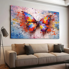Load image into Gallery viewer, Stretched canvas wall art print – Canvas Wall Art Painting Butterfly BF068 – Small – 30x20 in (75x50 cm) – Iloski Art LLC