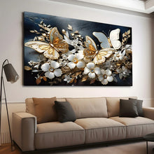 Load image into Gallery viewer, Stretched canvas wall art print – Canvas Wall Art Painting Butterfly BF071 – Small – 30x20 in (75x50 cm) – Iloski Art LLC