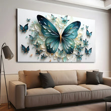 Load image into Gallery viewer, Stretched canvas wall art print – Canvas Wall Art Painting Butterfly BF080 – Small – 30x20 in (75x50 cm) – Iloski Art LLC