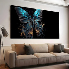 Load image into Gallery viewer, Stretched canvas wall art print – Canvas Wall Art Painting Butterfly BFA004 – Small – 30x20 in (75x50 cm) – Iloski Art LLC