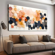 Load image into Gallery viewer, Canvas printed painting, not framed, rolled in tube, subject merkandi, abstract painting
