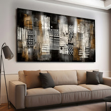 Load image into Gallery viewer, Canvas printed painting, not framed, rolled in tube, subject merkandi, abstract painting