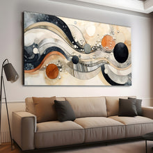 Load image into Gallery viewer, Canvas printed painting, not framed, rolled in tube, subject merkandi, abstract painting