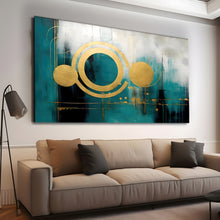 Load image into Gallery viewer, Canvas printed painting, not framed, rolled in tube, subject merkandi, abstract painting