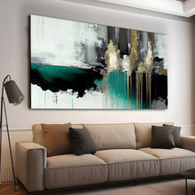 Load image into Gallery viewer, Canvas printed painting, not framed, rolled in tube, subject merkandi, abstract painting