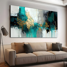 Load image into Gallery viewer, Canvas printed painting, not framed, rolled in tube, subject merkandi, abstract painting