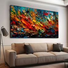 Load image into Gallery viewer, Canvas printed painting, not framed, rolled in tube, subject merkandi, abstract painting