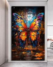 Load image into Gallery viewer, Stretched canvas wall art print – Canvas Wall Art Painting Butterfly BF053 – Small – 20x30 in (50x75 cm) – Iloski Art LLC
