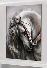Load image into Gallery viewer, Stretched canvas wall art print – Canvas Wall Art Painting Horses HR088 – Small – 20x30 in (50x75 cm) – Iloski Art LLC