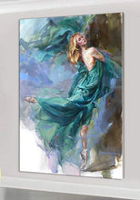 Load image into Gallery viewer, Stretched canvas wall art print – Ballet 047 – Small – 20x30 in (50x75 cm) – Iloski Art LLC