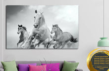 Load image into Gallery viewer, Stretched canvas wall art print – Canvas Wall Art Painting Horses HR091 – Small – 30x20 in (75x50 cm) – Iloski Art LLC
