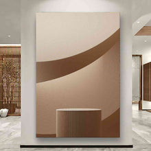 Load image into Gallery viewer, Canvas printed painting, not framed, rolled in tube, subject sandstorm, 3D ilusiion, sandcolors