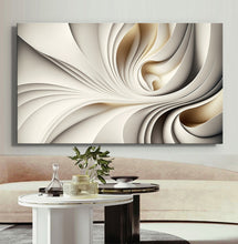 Load image into Gallery viewer, Canvas printed painting, not framed, rolled in tube, subject sandstorm, 3D ilusiion, sandcolors