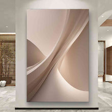 Load image into Gallery viewer, Canvas printed painting, not framed, rolled in tube, subject sandstorm, 3D ilusiion, sandcolors