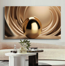 Load image into Gallery viewer, Canvas printed painting, not framed, rolled in tube, subject sandstorm, 3D ilusiion, sandcolors