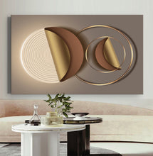 Load image into Gallery viewer, Canvas printed painting, not framed, rolled in tube, subject sandstorm, 3D ilusiion, sandcolors
